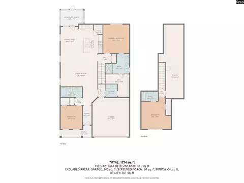 Floorplan - 5 Attucks Ct, Elgin, SC 29045 photo 1 of 1