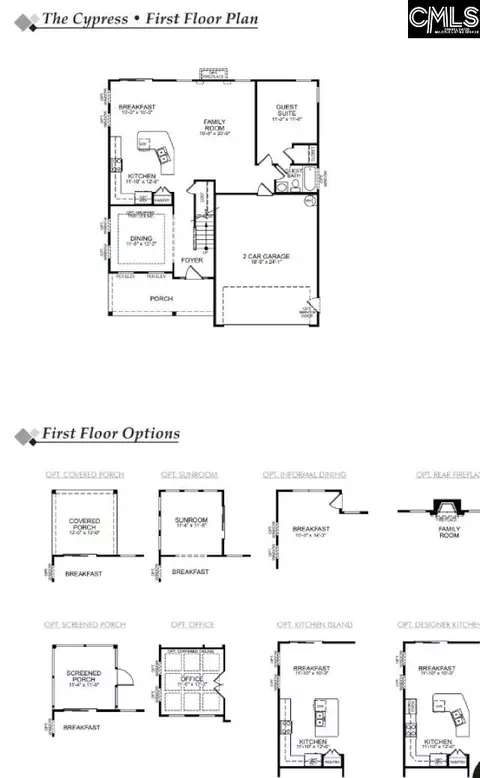Floorplan - 259 Lemon Tree Xing, Elgin, SC 29045 photo 1 of 2