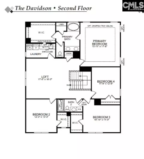 Floorplan - 263 Lemon Tree Xing, Elgin, SC 29045 photo 2 of 2