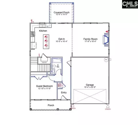 Floorplan - 133 Pemberton Dr, Elgin, SC 29045 photo 1 of 2