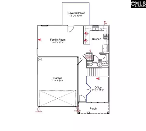Floorplan - 3102 Hallsdale Dr, Elgin, SC 29045 photo 1 of 2