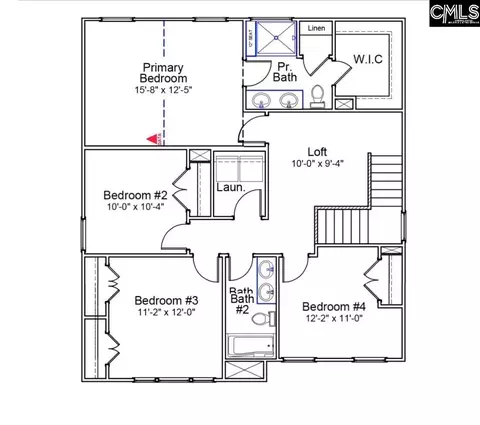 Floorplan - 3102 Hallsdale Dr, Elgin, SC 29045 photo 2 of 2