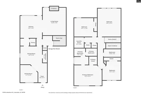 Floorplan - 10150 Lakeshore Lakeshore Dr, Lancaster, SC 29720 photo 3 of 3