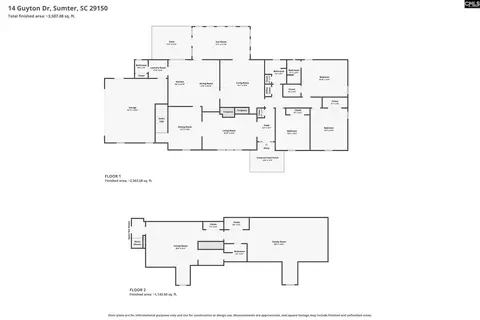 Floorplan - 14 Guyton Dr, Sumter, SC 29150 photo 3 of 3