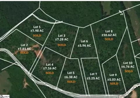 00 Mordeci Mountain Road Lot 6 7 #LOT 6 & 7, Gray Court, SC 29645