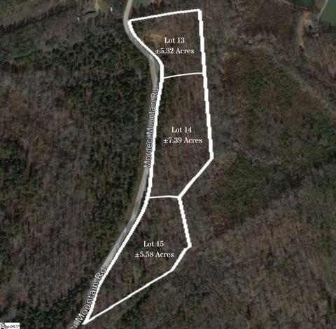 00 Mordeci Mountain Lot 14 Rd #LOT 14, Gray Court, SC 29645