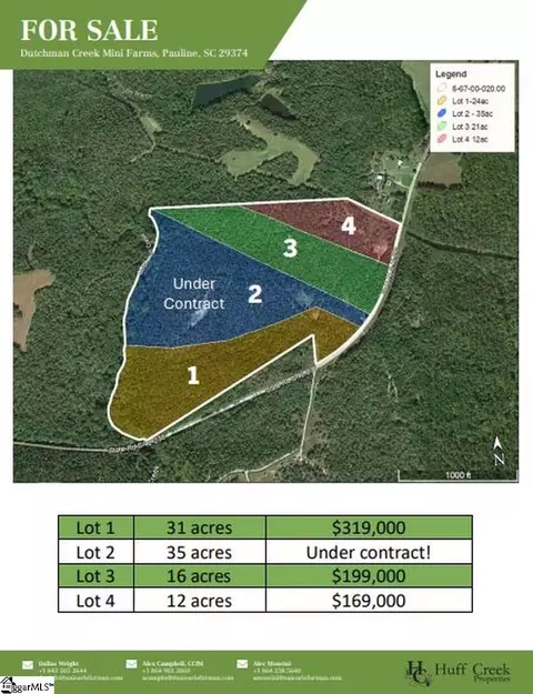 Fields Road Lot 4, Pauline, SC 29374