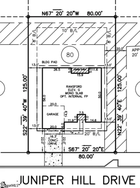 Floorplan - 128 Juniper Hill Dr, Easley, SC 29642 photo 3 of 3