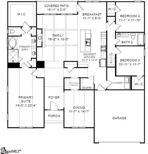 Floorplan - 128 Juniper Hill Dr, Easley, SC 29642 photo 1 of 3