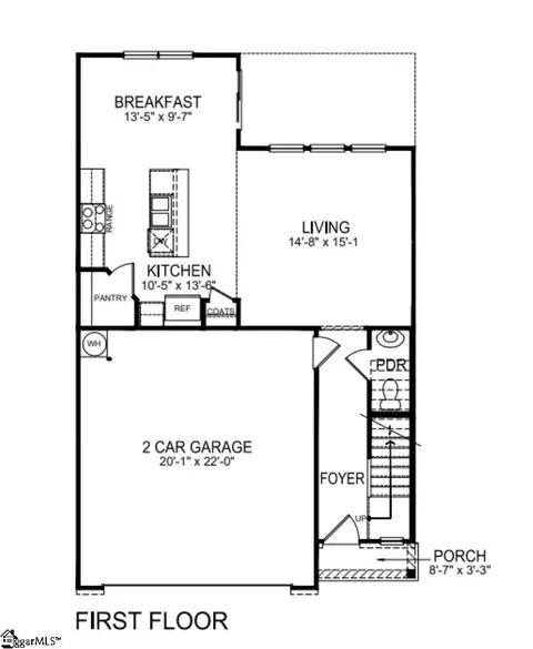 Floorplan - 1252 Golf Dr, Roebuck, SC 29376 photo 1 of 2