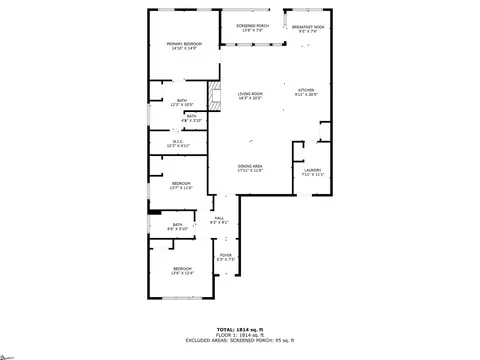 Floorplan - 413 Meadowpark Ln, Duncan, SC 29334 photo 2 of 2
