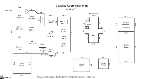 Floorplan - 9 Melisa Ct, Greer, SC 29651 photo 1 of 1