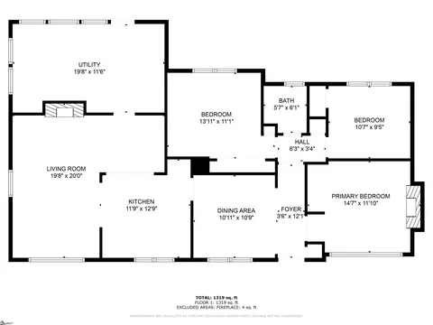Floorplan - 203 Oakfield Ave, Easley, SC 29640 photo 1 of 1