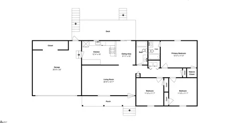 Floorplan - 204 Cherry Ln, Greer, SC 29651 photo 1 of 1
