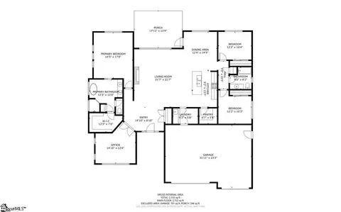 Floorplan - 107 Copeland Rd, Greer, SC 29651 photo 1 of 1