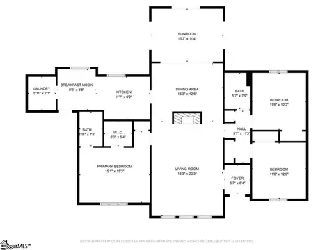 Floorplan - 102 Stratford Rd, Moore, SC 29369 photo 1 of 1