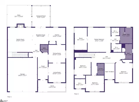 Floorplan - 205 Kylemore Ln, Greer, SC 29650 photo 1 of 1