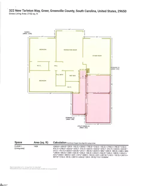 Floorplan - 322 New Tarleton Way, Greer, SC 29650 photo 1 of 2