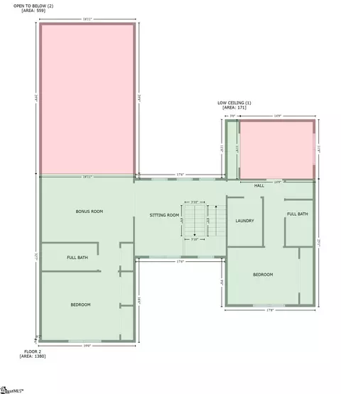 Floorplan - 141 Beechwood Dr, Greer, SC 29651 photo 2 of 2