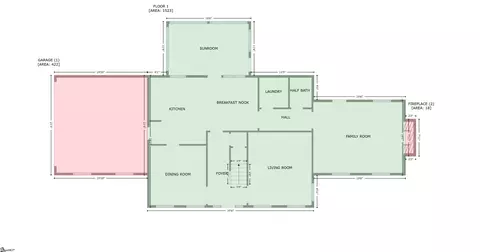 Floorplan - 104 Pine Ridge Dr, Easley, SC 29642 photo 1 of 3