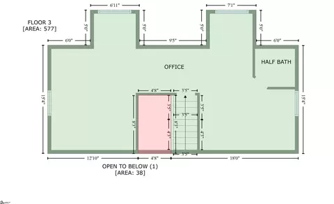 Floorplan - 104 Pine Ridge Dr, Easley, SC 29642 photo 2 of 3