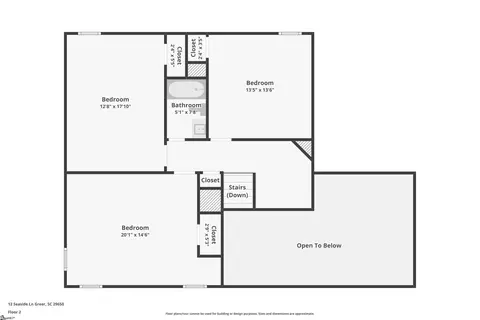 Floorplan - 12 Seaside Ln, Greer, SC 29650 photo 3 of 3