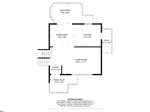 Floorplan - 5 Latimer St, Honea Path, SC 29654 photo 1 of 3