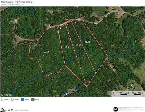 0 Dan Ross Rd #LOT 6, Six Mile, SC 29682