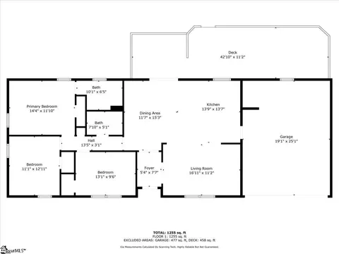 Floorplan - 306 Brushy Creek Rd, Easley, SC 29642 photo 1 of 1