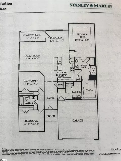 Floorplan - 917 Maple Grove Way, Greer, SC 29651 photo 2 of 2