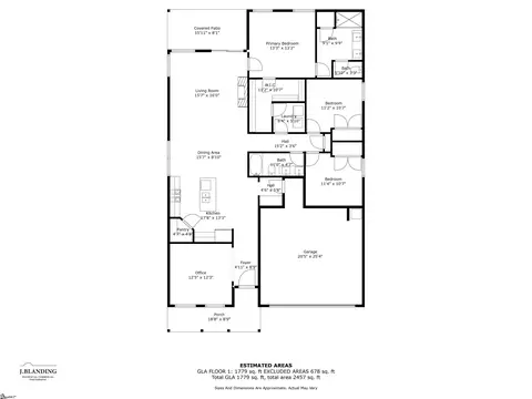 Floorplan - 164 Walking Stick Way, Pelzer, SC 29669 photo 1 of 1