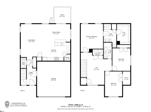 Floorplan - 220 B St, Greer, SC 29651 photo 1 of 1