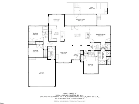 Floorplan - 427 S Pendernale Dr, Moore, SC 29369 photo 1 of 2