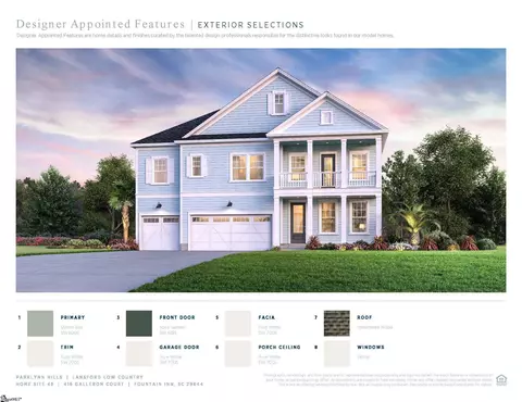 416 Galleron Ct #LOT 49 LANSFORD, Fountain Inn, SC 29644