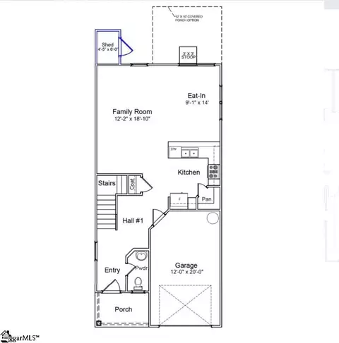 Floorplan - 124 Cotesworth St #LOT 307 TUCKER RIDGE, Pendleton, SC 29670 photo 2 of 2