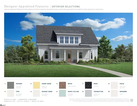 30 Tull St #LOT 474 CASSANDRA FAHOUSE, Greer, SC 29651