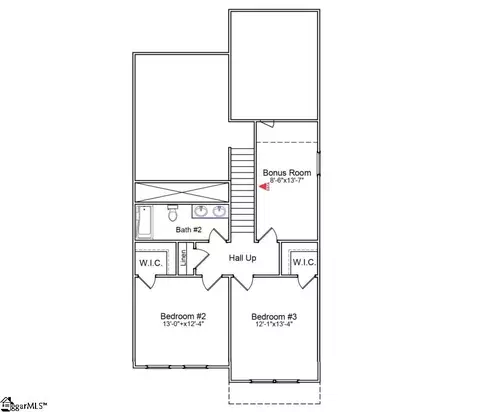 Floorplan - 128 Cotesworth St #LOT 309 TUCKER RIDGE, Pendleton, SC 29670 photo 2 of 2