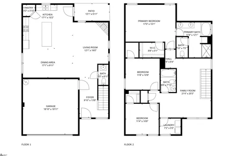 Floorplan - 115 River Trace Loop, Simpsonville, SC 29680 photo 1 of 1