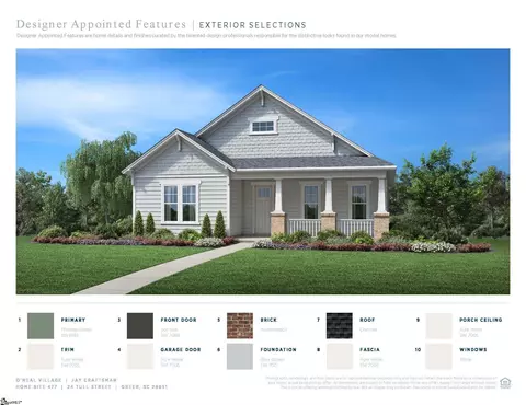 24 Tull St #LOT 477 JAY CRAFTSMAN, Greer, SC 29651