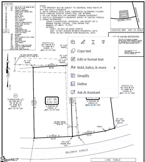 00 Baldwin Cir, Clinton, SC 29325 photo 2