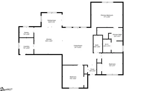 Floorplan - 157 Deyoung Meadows Dr, Greer, SC 29651 photo 1 of 1