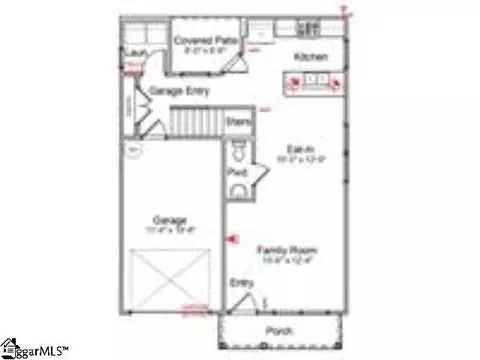 Floorplan - 138 Cotesworth St #LOT 314 TUCKER RIDGE, Pendleton, SC 29670 photo 1 of 2