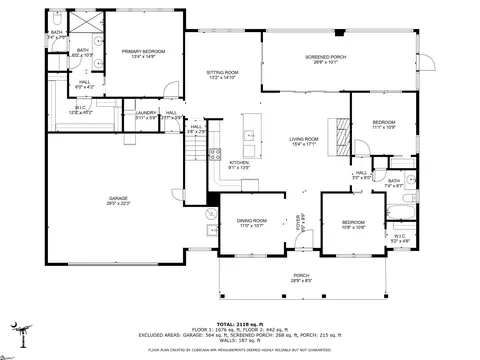 Floorplan - 1173 Proctor Cir, Waterloo, SC 29384 photo 4 of 5