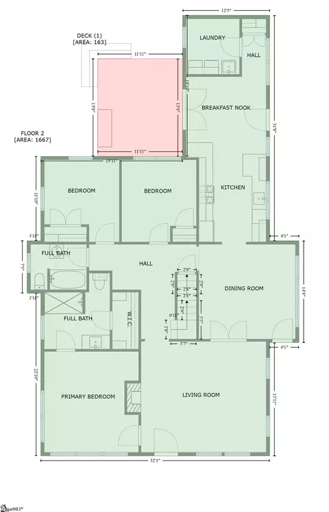 Floorplan - 305 E A Ave, Easley, SC 29641 photo 3 of 4