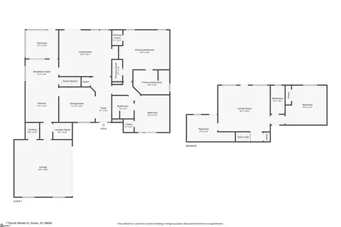 Floorplan - 7 March Winds Ct, Greer, SC 29650 photo 1 of 1