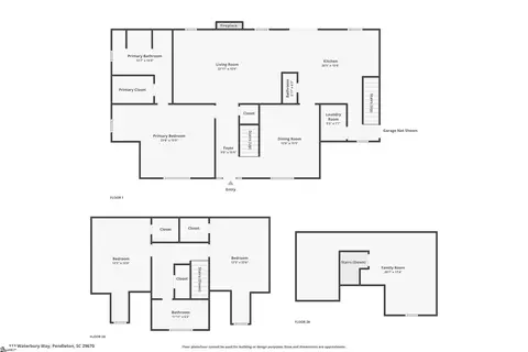 Floorplan - 113 Waterbury Way, Pendleton, SC 29670 photo 1 of 1