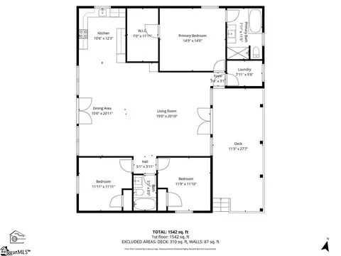 Floorplan - 242 Bailey Rd, Buffalo, SC 29321 photo 1 of 1