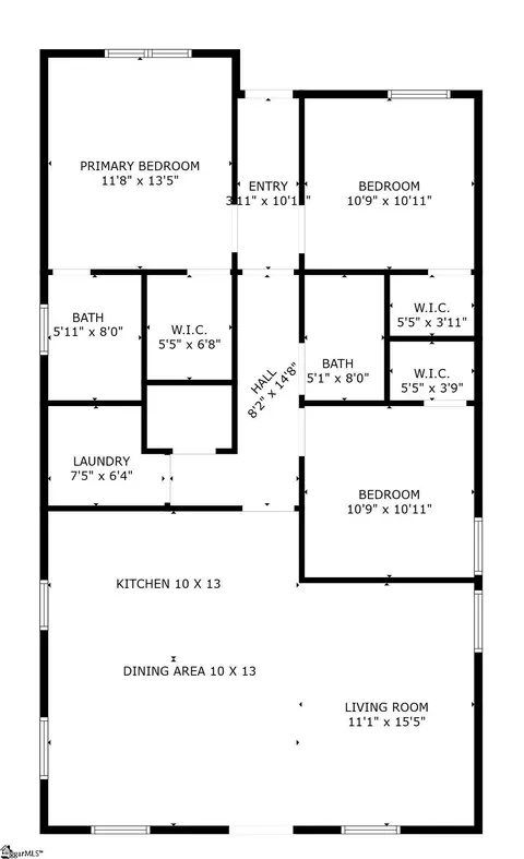 Floorplan - 140 Broadus St, Greer, SC 29651 photo 1 of 1