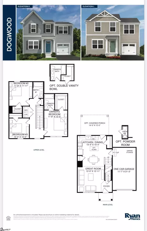 Floorplan - 833 Cranbrook Dr, Woodruff, SC 29388 photo 1 of 1