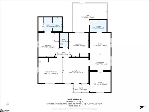 Floorplan - 13 Eastview St, Honea Path, SC 29654 photo 1 of 1